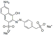 6-Amino-4-hydroxy-3-[[4-(sulfomethyl)phenyl]azo]-2-naphthalenesulfonic acid disodium salt