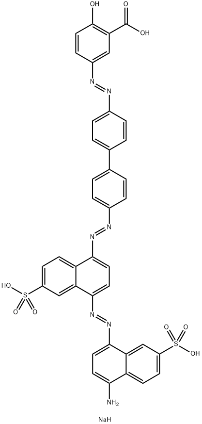 trisodium 5-[[4'-[[4-[(4-amino-7-sulphonato-1-naphthyl)azo]-6-sulphonato-1-naphthyl]azo][1,1'-biphenyl]-4-yl]azo]salicylate  