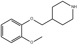 4-[(2-METHOXYPHENOXY)METHYL]PIPERIDINE Structural