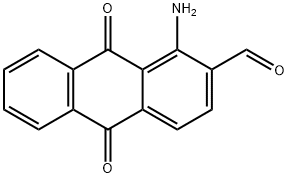 1-amino-9,10-dioxo-9,10-dihydroanthracene-2-carbaldehyde Structural