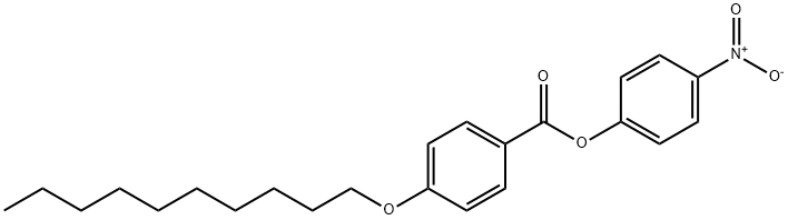 P-NITROPHENYL P-DECYLOXYBENZOATE Structural