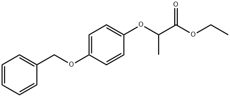 Ethyl 2-(4-benzyloxyphenoxy)propionate Structural