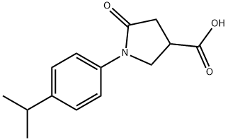 1-(4-ISOPROPYLPHENYL)-5-OXOPYRROLIDINE-3-CARBOXYLIC ACID