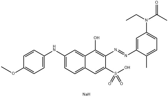 sodium 3-[[5-(acetylethylamino)-o-tolyl]azo]-4-hydroxy-6-[(4-methoxyphenyl)amino]naphthalene-2-sulphonate