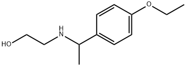 Ethanol, 2-[[1-(4-ethoxyphenyl)ethyl]amino]- (9CI) Structural