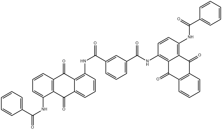 N-[4-(benzoylamino)-9,10-dihydro-9,10-dioxo-1-anthryl]-N'-[5-(benzoylamino)-9,10-dihydro-9,10-dioxo-1-anthryl]isophthaldiamide  