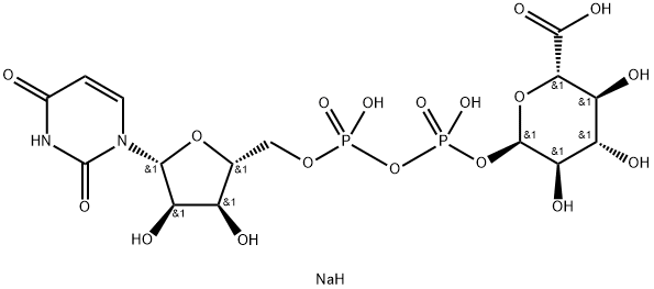 UDPGA TRISODIUM SALT Structural