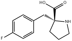 (R)-ALPHA-(4-FLUOROBENZYL)-PROLINE-HCL Structural