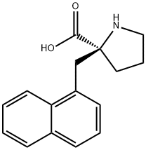 (S)-ALPHA-(1-NAPHTHALENYLMETHYL)-PROLINE-HCL Structural