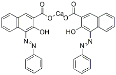 BRILLIANT LAKE RED R CALCIUM SALT Structural