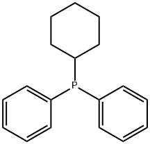 Cyclohexyldiphenylphosphine Structural