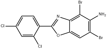 4,6-DIBROMO-2-(2,4-DICHLOROPHENYL)-1,3-BENZOXAZOL-5-AMINE