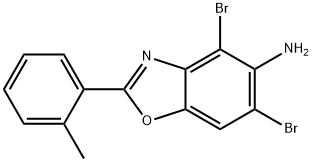 4,6-DIBROMO-2-(2-METHYLPHENYL)-1,3-BENZOXAZOL-5-AMINE