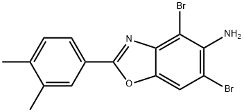 4,6-DIBROMO-2-(3,4-DIMETHYLPHENYL)-1,3-BENZOXAZOL-5-AMINE