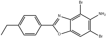 4,6-DIBROMO-2-(4-ETHYLPHENYL)-1,3-BENZOXAZOL-5-AMINE