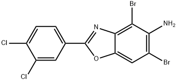 4,6-DIBROMO-2-(3,4-DICHLOROPHENYL)-1,3-BENZOXAZOL-5-AMINE