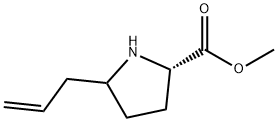 L-Proline, 5-(2-propenyl)-, methyl ester (9CI) Structural