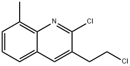 2-CHLORO-3-(2-CHLOROETHYL)-8-METHYLQUINOLINE