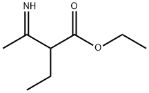 Butanoic  acid,  2-ethyl-3-imino-,  ethyl  ester Structural