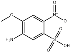 5-amino-4-methoxy-2-nitrobenzenesulfonic acid Structural