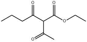 ETHYL 2-ACETYL-3-OXO-HEXANOATE Structural