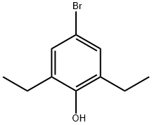 4-Bromo-2,6-diethylphenol Structural