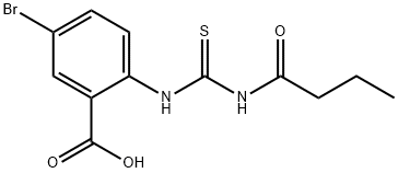 5-BROMO-2-[[[(1-OXOBUTYL)AMINO]THIOXOMETHYL]AMINO]-BENZOIC ACID