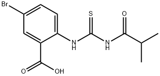 5-BROMO-2-[[[(2-METHYL-1-OXOPROPYL)AMINO]THIOXOMETHYL]AMINO]-BENZOIC ACID