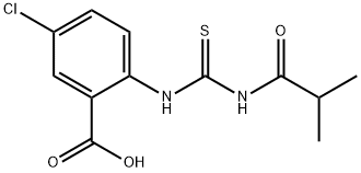 5-CHLORO-2-[[[(2-METHYL-1-OXOPROPYL)AMINO]THIOXOMETHYL]AMINO]-BENZOIC ACID