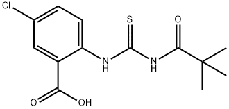 5-CHLORO-2-[[[(2,2-DIMETHYL-1-OXOPROPYL)AMINO]THIOXOMETHYL]AMINO]-BENZOIC ACID