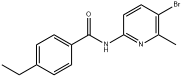 N-(5-BROMO-6-METHYL-2-PYRIDINYL)-4-ETHYL-BENZAMIDE