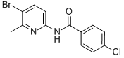 N-(5-BROMO-6-METHYL-2-PYRIDINYL)-4-CHLORO-BENZAMIDE Structural