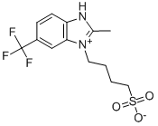 2-METHYL-3-SULFOBUTYL-5-TRIFLUOROMETHYL-BENZIMIDAZOLIUM INNER SALT