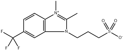 1,2-DIMETHYL-3-SULFOPROPYL-5-TRIFLUOROMETHYLBENZIMIDAZOLIUM, INNER SALT