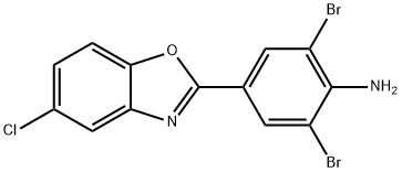 2,6-DIBROMO-4-(5-CHLORO-1,3-BENZOXAZOL-2-YL)ANILINE