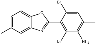 2,4-DIBROMO-6-METHYL-3-(5-METHYL-1,3-BENZOXAZOL-2-YL)ANILINE