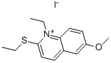 1-ETHYL-2-ETHYLTHIO-6-METHOXYQUINOLINIUM IODIDE Structural