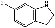 6-BROMO-2,3-DIHYDRO-1H-INDOLE HYDROCHLORIDE Structural