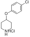 4-(3-CHLOROPHENOXY)PIPERIDINE HYDROCHLORIDE Structural