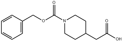 N-CBZ-4-PIPERIDINEACETIC ACID Structural