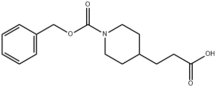 N-CBZ-4-PIPERIDINEPROPIONIC ACID Structural