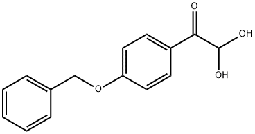 4-BENZYLOXYPHENYLGLYOXAL HYDRATE Structural