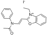 2-(BETA-ANILINO)VINYL-3-ETHYL BENZOXAZOLIUM IODIDE