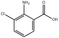 2-Amino-3-chlorobenzoic acid Structural