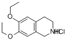 6,7-DIETHOXY-1,2,3,4-TETRAHYDROISOQUINOLINE HYDROCHLORIDE Structural