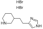 3-[2-(1H-IMIDAZOL-4-YL)-ETHYL]-PIPERIDINE 2HBR Structural