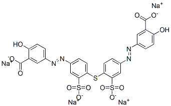 tetrasodium 5,5'-[thiobis[(3-sulphonato-p-phenylene)azo]]disalicylate 