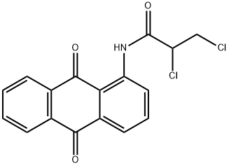 N-(9,10-Dihydro-9,10-dioxoanthracen-1-yl)-2,3-dichloropropionamide Structural