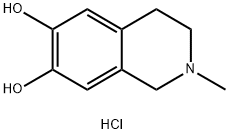 2-METHYL-1,2,3,4-TETRAHYDRO-6,7-ISOQUINOLINEDIOL HYDROCHLORIDE Structural