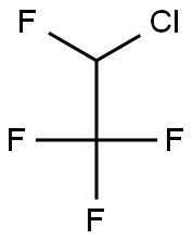 Chlorotetrafluoroethane Structural